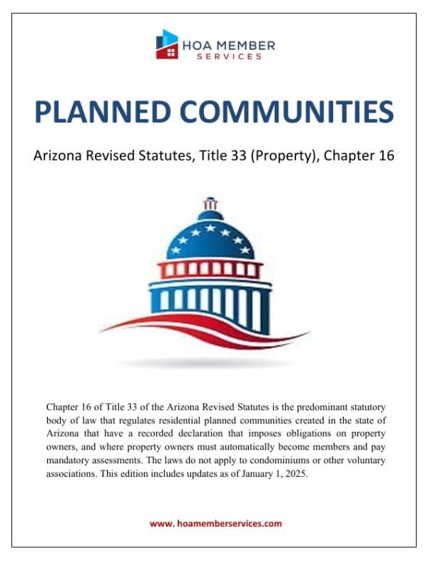 Arizona Homeowners Association Laws