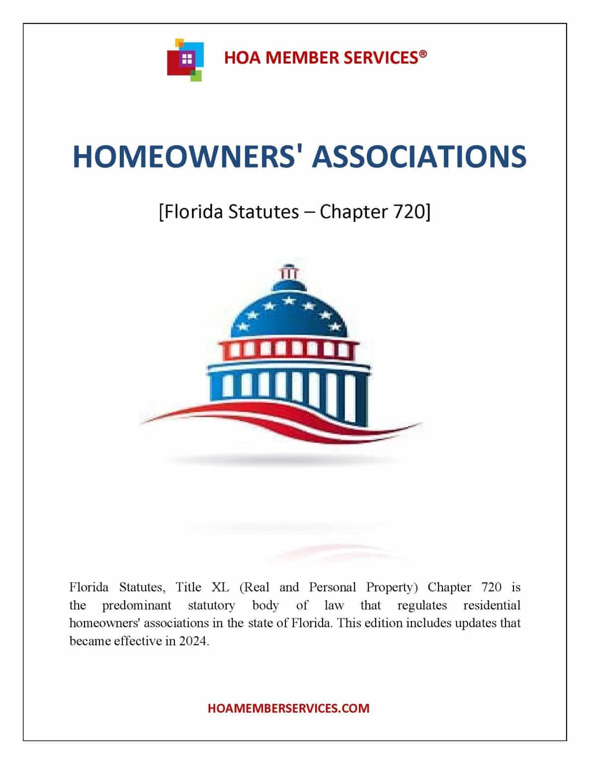 Florida Homeowners Association Laws with 2025 Changes (Chapter 720